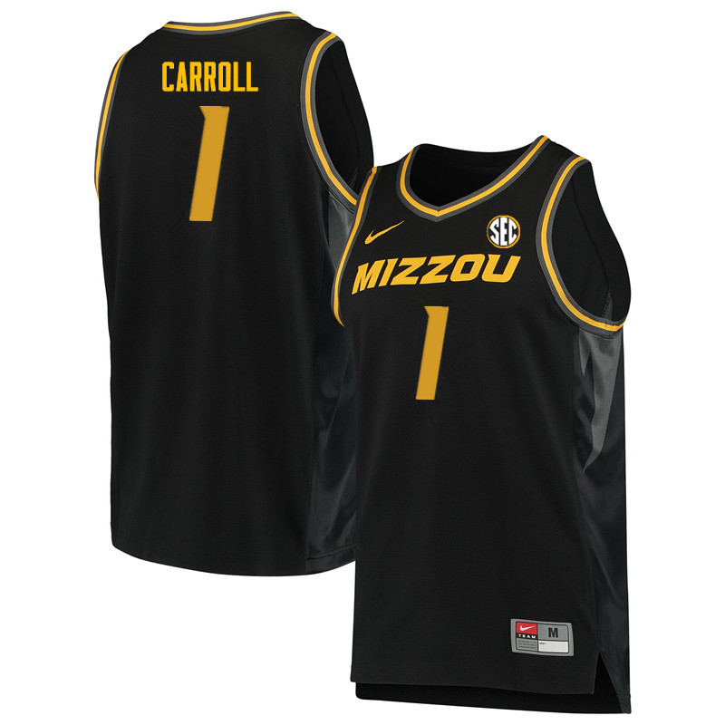 Men #1 DeMarre Carroll Missouri Tigers College Basketball Jerseys Sale-Black - Click Image to Close